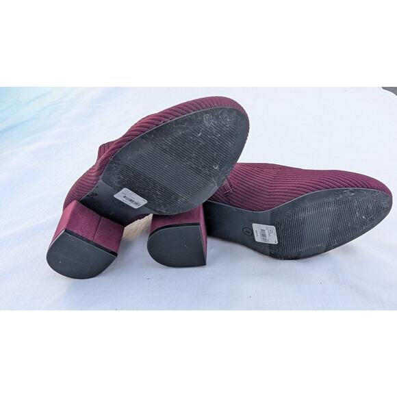 Lane Bryant Womens Dream Cloud Stretch Knit Mid-Calf Ankle Boots Size 9W Heeled - Picture 4 of 6